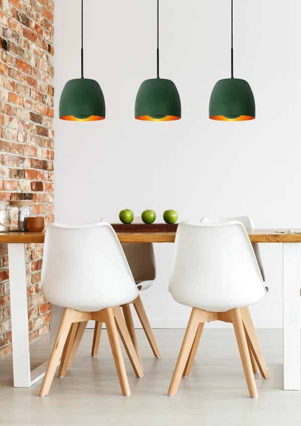 Lucide NOLAN - Hanglamp - 3xE27 - Groen - sfeer 3